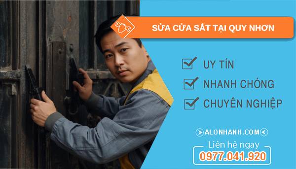 thợ sửa cửa sắt tại quy nhơn uy tín