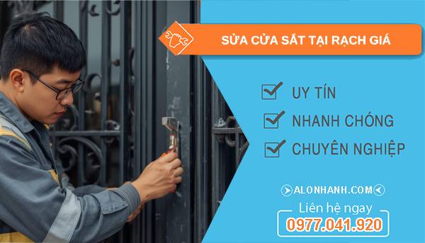 thợ sửa cửa sắt tại rạch giá giá rẻ