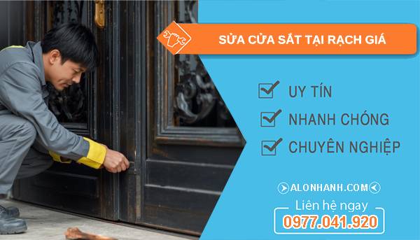 thợ sửa cửa sắt tại rạch giá uy tín