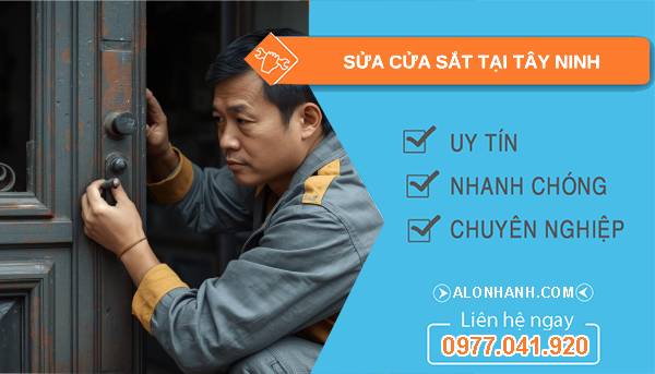 thợ sửa cửa sắt tại tây ninh giá rẻ