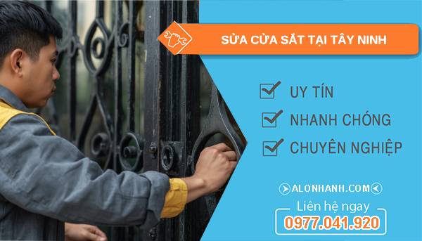 thợ sửa cửa sắt tại tây ninh
