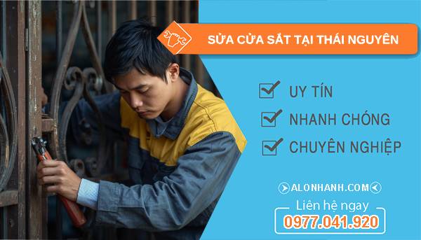 thợ sửa cửa sắt tại thái nguyên giá rẻ