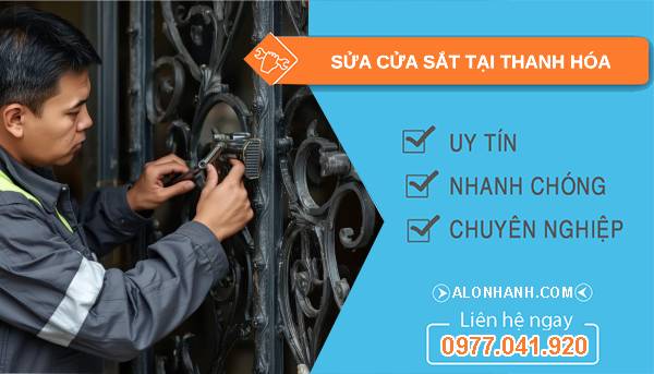 thợ sửa cửa sắt tại thanh hóa