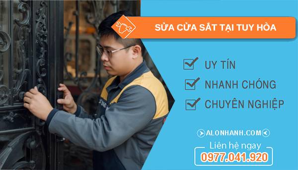 thợ sửa cửa sắt tại tuy hòa giá rẻ