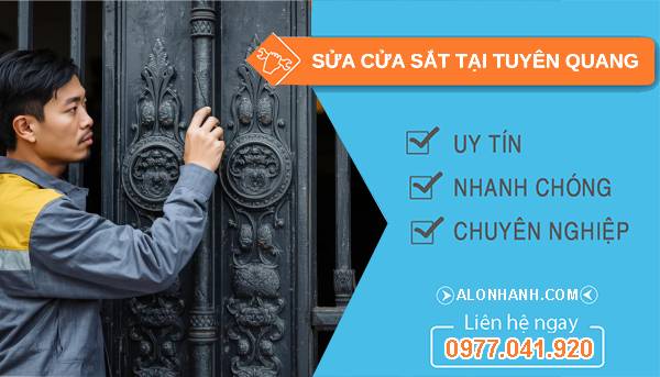 thợ sửa cửa sắt tại tuyên quang giá rẻ