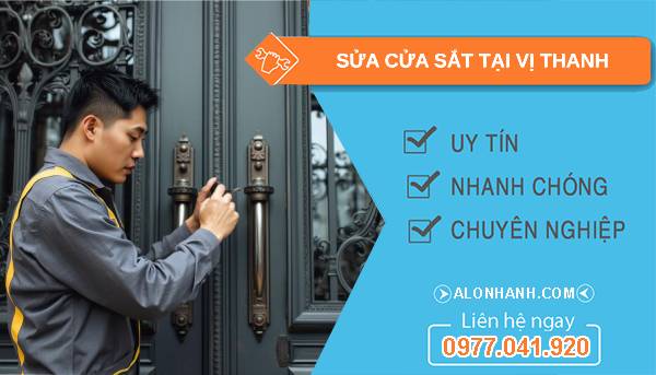 thợ sửa cửa sắt tại vị thanh