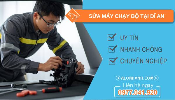 thợ sửa máy chạy bộ tại dĩ an