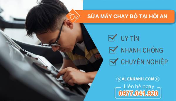 thợ sửa máy chạy bộ tại hội an