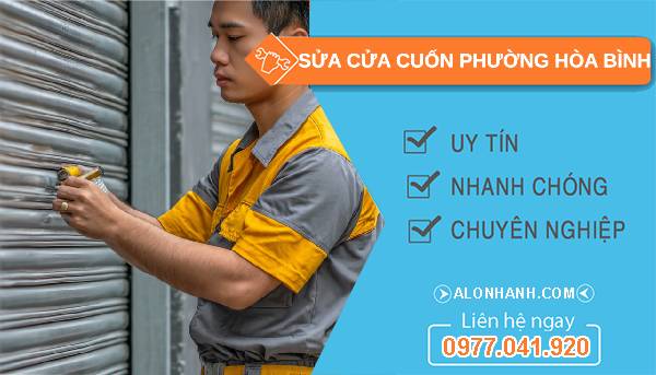 sửa cửa cuốn phường hoà bình giá rẻ