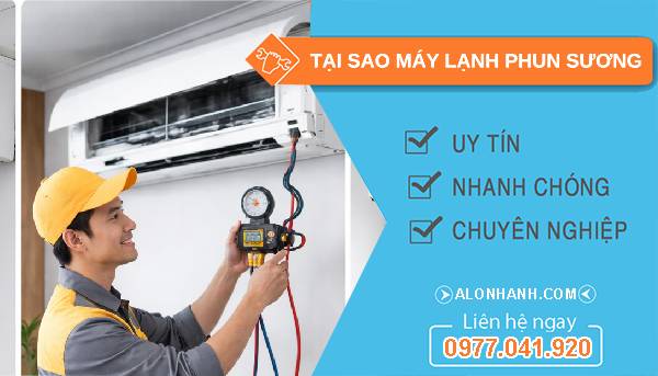 tại sao máy lạnh phun sương
