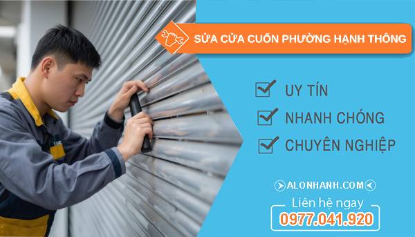 thợ sửa cửa cuốn tại phường hạnh thông giá rẻ