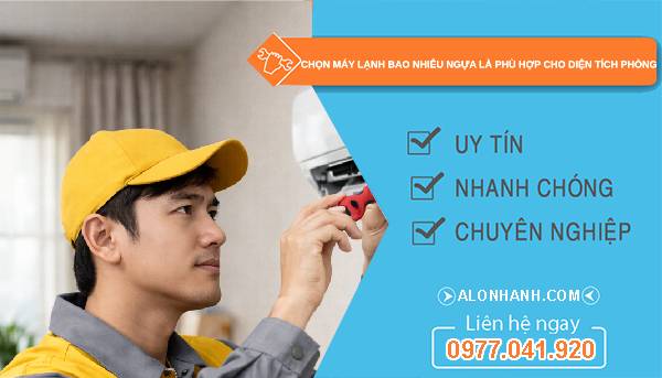 chọn máy lạnh bao nhiêu ngựa là phù hợp cho diện tích phòng hợp lý