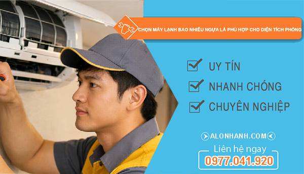 chọn máy lạnh bao nhiêu ngựa là phù hợp cho diện tích phòng tìm hiểu