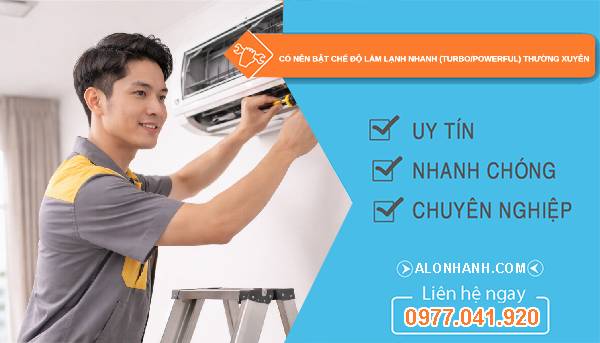 có nên bậc chế độ làm lạnh nhanh thường xuyên tìm hiểu