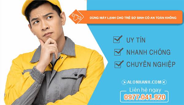 dùng máy lạnh cho trẻ sơ sinh có an toàn không