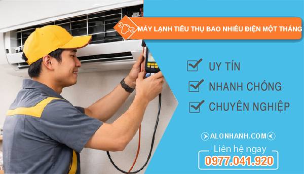 máy lạnh tiêu thụ bao nhiêu điện một tháng cách tính