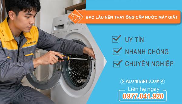bao lâu nên thay ống cấp nước máy giặt tìm hiểu