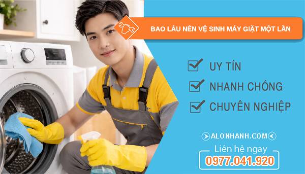 bao lâu nên vệ sinh máy giặt một lần