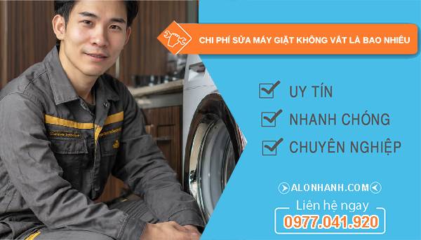 chi phí sửa máy giặt không vắt là bao nhiêu tiền