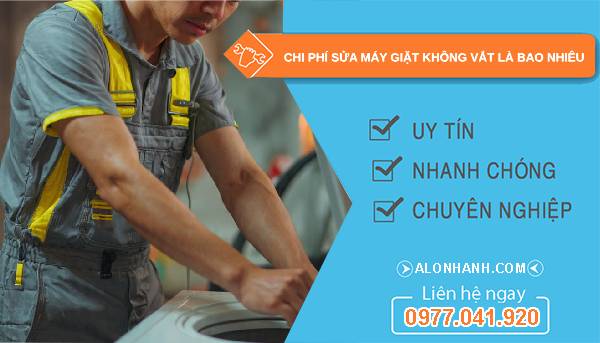 chi phí sửa máy giặt không vắt là bao nhiêu
