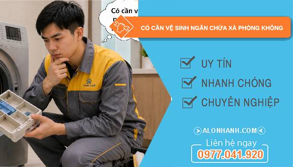 có cần vệ sinh ngăn chứa xà phòng không tại sao