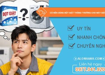 có nên dùng bột giặt thông thường cho máy giặt không tại sao