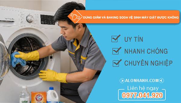 dùng giấm và baking soda vệ sinh máy giặt được không tìm hiểu