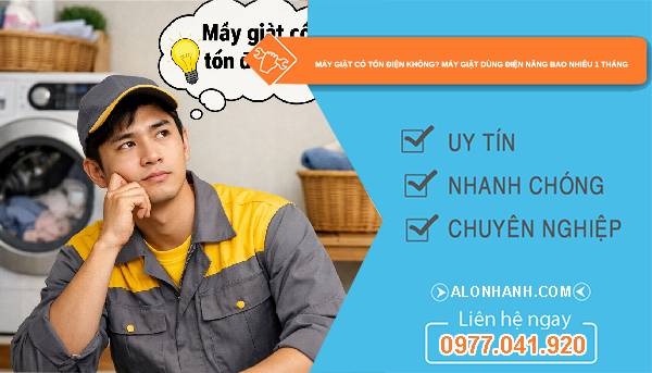 máy giặt có tốn điện không tìm hiểu