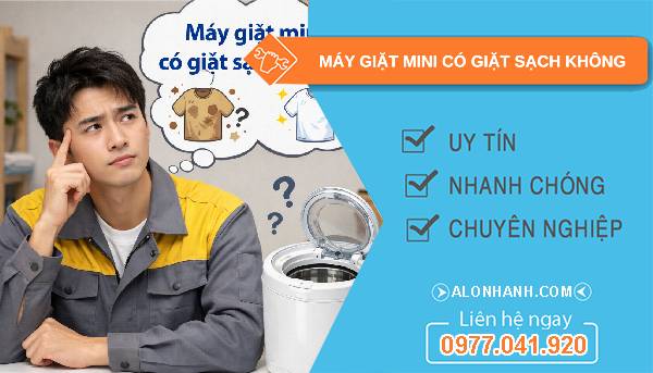 máy giặt mini có giặt sạch không tìm hiểu