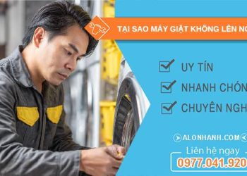 tại sao máy giặt không lên nguồn khắc phục