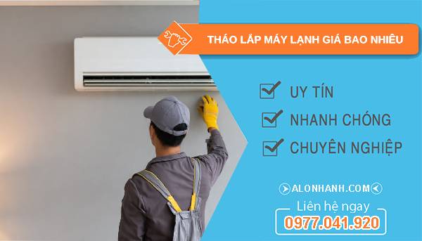 tháo lắp máy lạnh giá bao nhiêu tìm hiểu