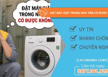 đặt máy giặt trong nhà tắm có được không