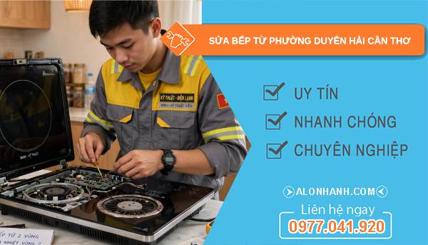 Sửa bếp từ phường Duyên Hải Cần Thơ uy tín