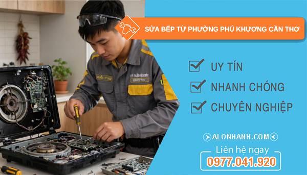 Sửa bếp từ phường Phú Khương Cần Thơ giá rẻ