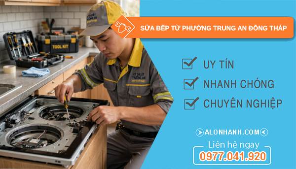 Sửa bếp từ phường Trung An Đồng Tháp