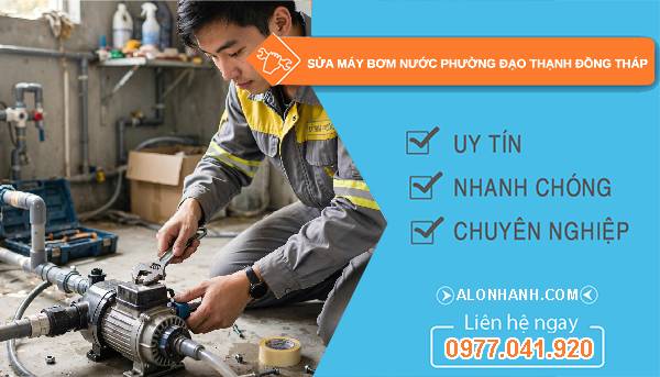 Sửa máy bơm nước phường Đạo Thạnh Đồng Tháp uy tín