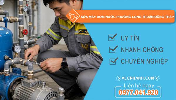 Sửa máy bơm nước phường Long Thuận Đồng Tháp