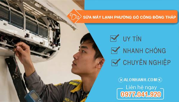 sửa máy lạnh phường gò công đồng tháp giá rẻ