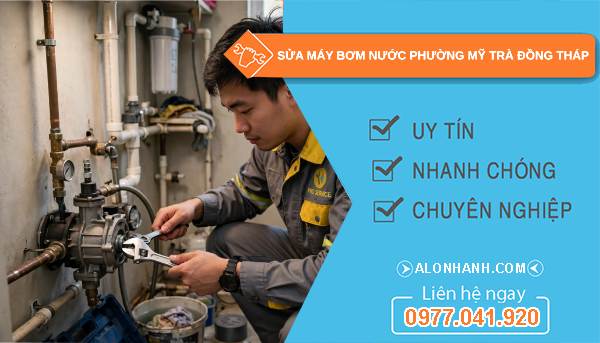 Sửa máy bơm nước phường Mỹ Trà Đồng Tháp giá rẻ