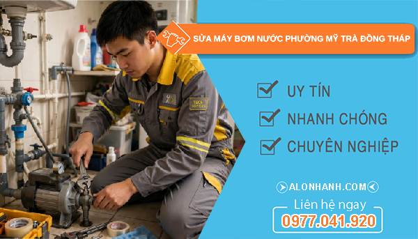 Sửa máy bơm nước phường Mỹ Trà Đồng Tháp