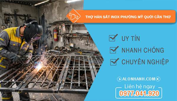 thợ hàn sắt inox Mỹ Quới