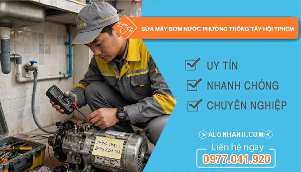 sửa máy bơm nước Phường Thông Tây Hội