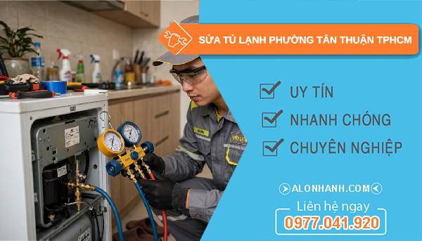 sửa tủ lạnh Phường Tân Thuận TPHCM