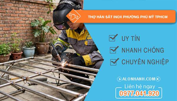 thợ hàn sắt inox phường Phú Mỹ TPHCM