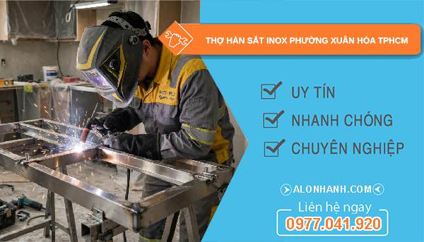 thợ hàn sắt inox phường Xuân Hòa