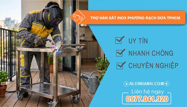 thợ hàn sắt inox tại Rạch Dừa