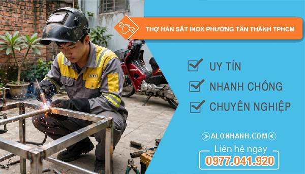 thợ hàn sắt inox tại Tân Thành