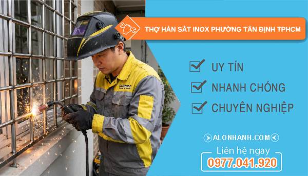 thợ hàn sắt inox Tân Định