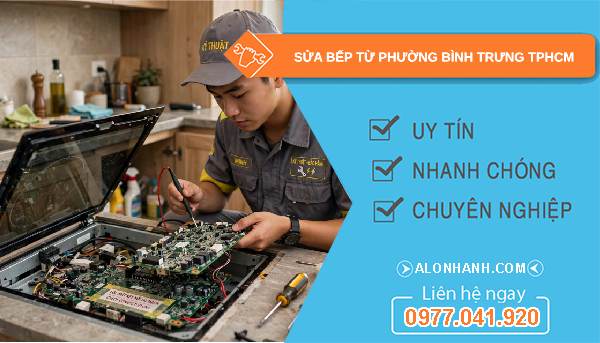 sửa bếp từ phường Bình Trưng TPHCM
