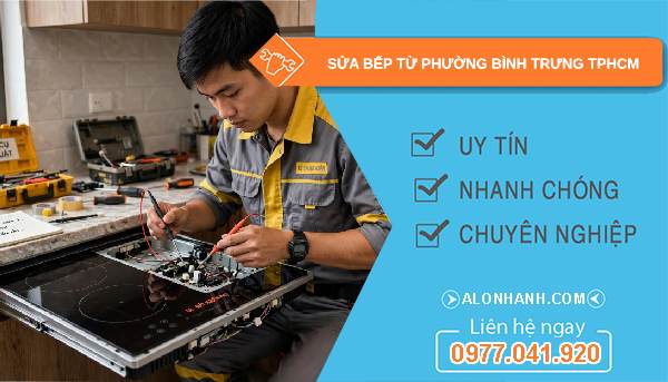sửa bếp từ tại Bình Trưng